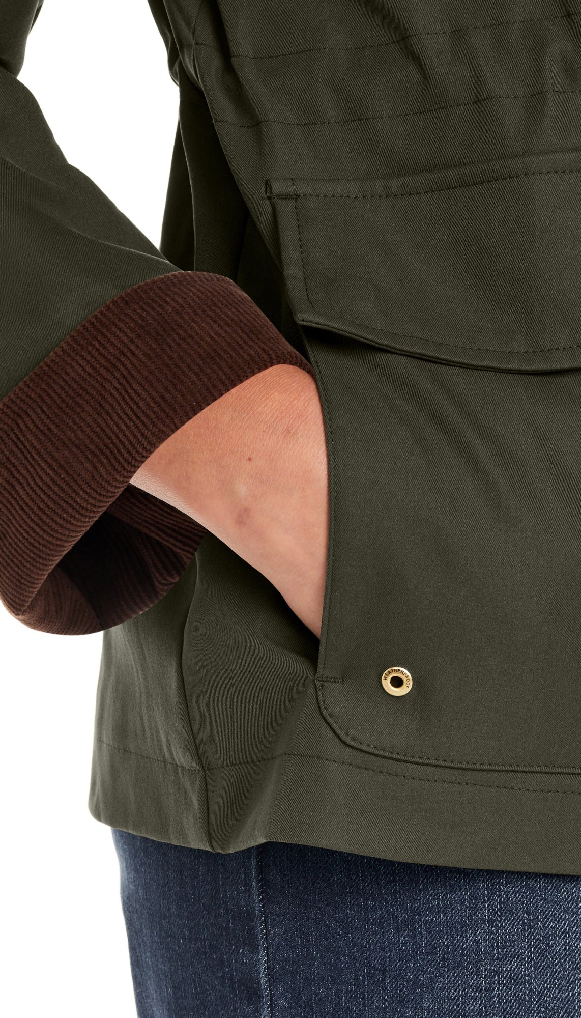 BARN JACKET WITH CORDUROY TRIMS - Image 9