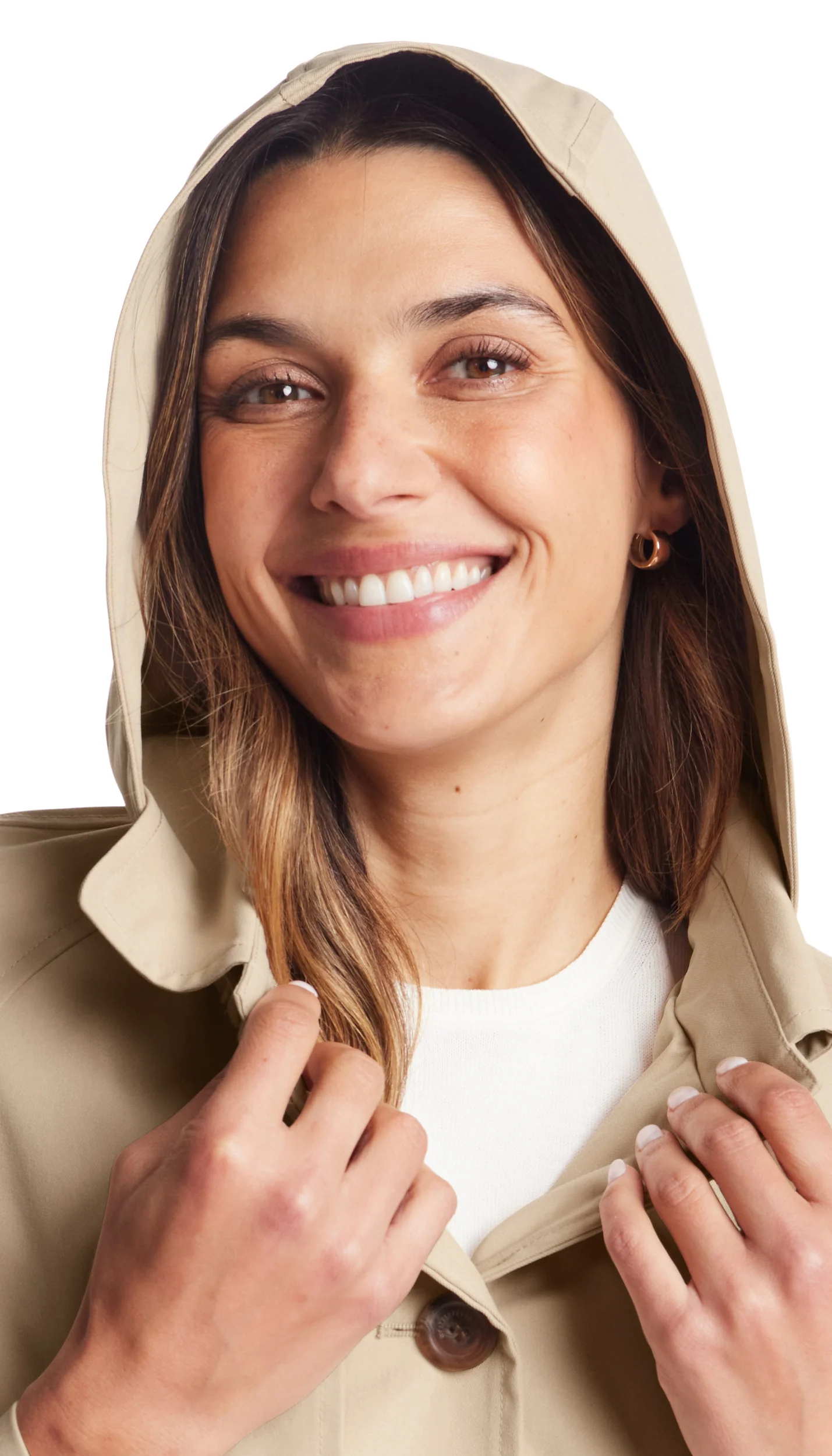 BUTTON FRONT HOODED TOPPER - Image 32