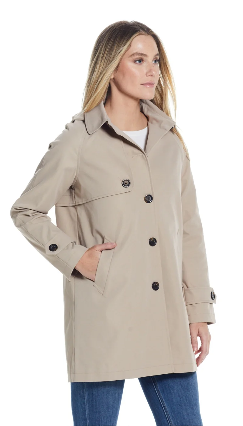 BUTTON FRONT HOODED TOPPER - Image 41