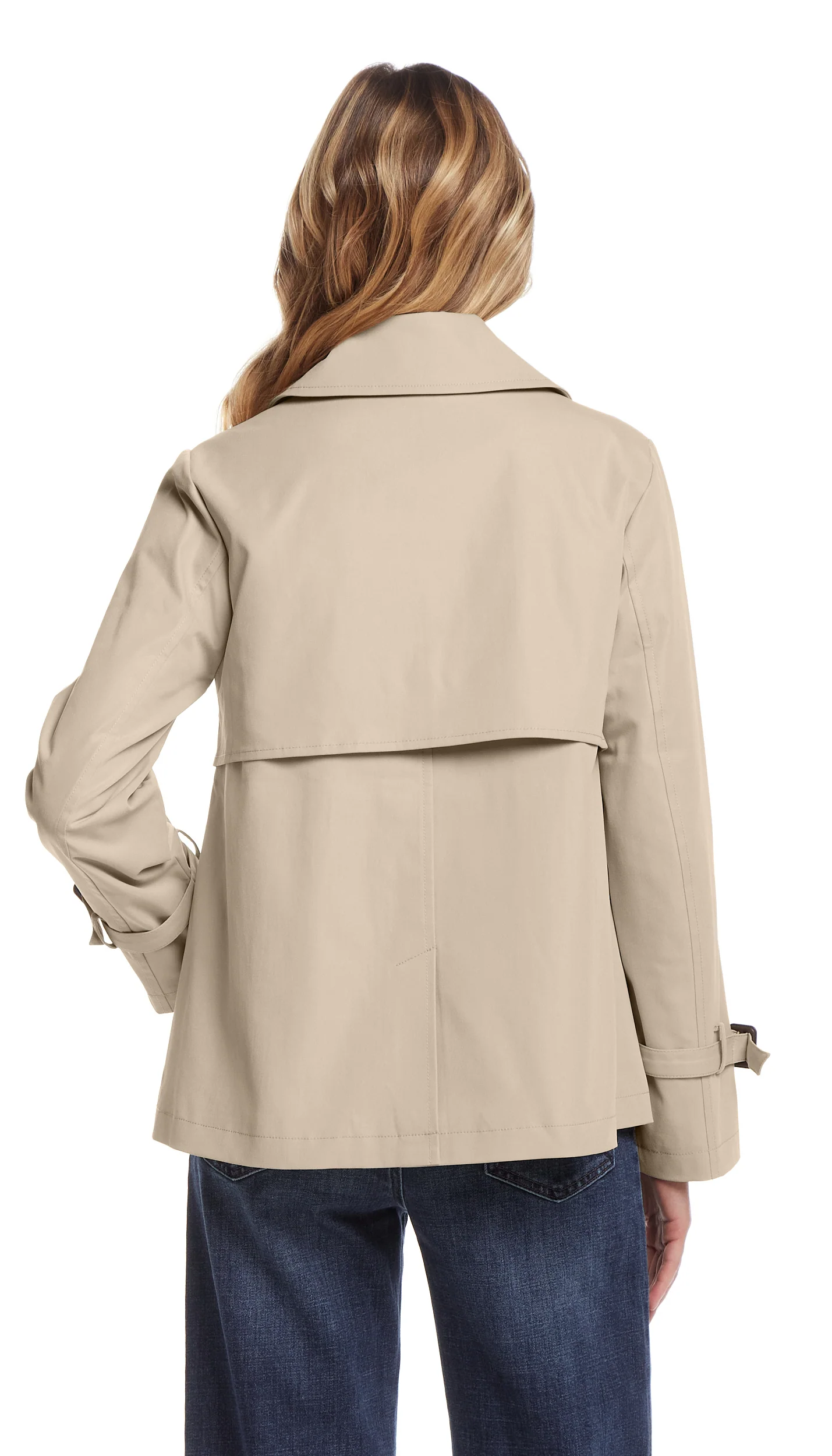 DOUBLE BREASTED A-LINE TRENCH - Image 4