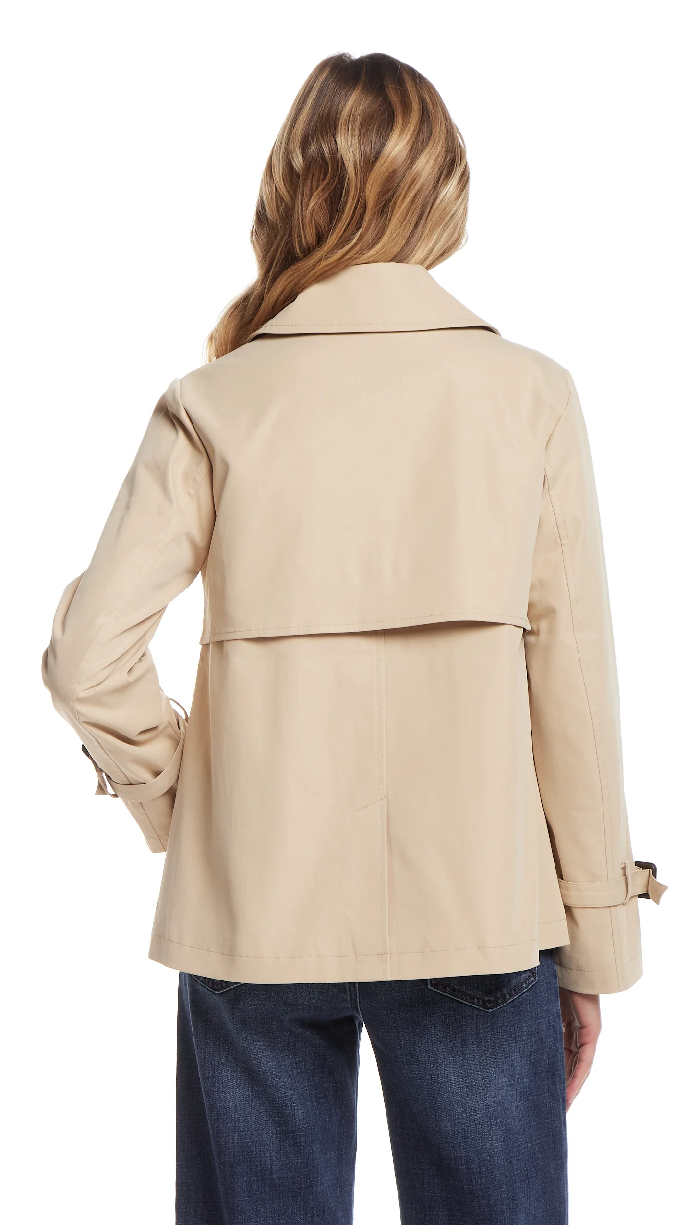 DOUBLE BREASTED A-LINE TRENCH - Image 51