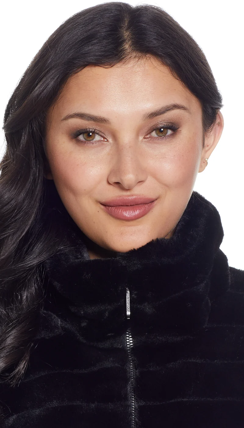 GROOVED FAUX FUR JACKET - Image 12