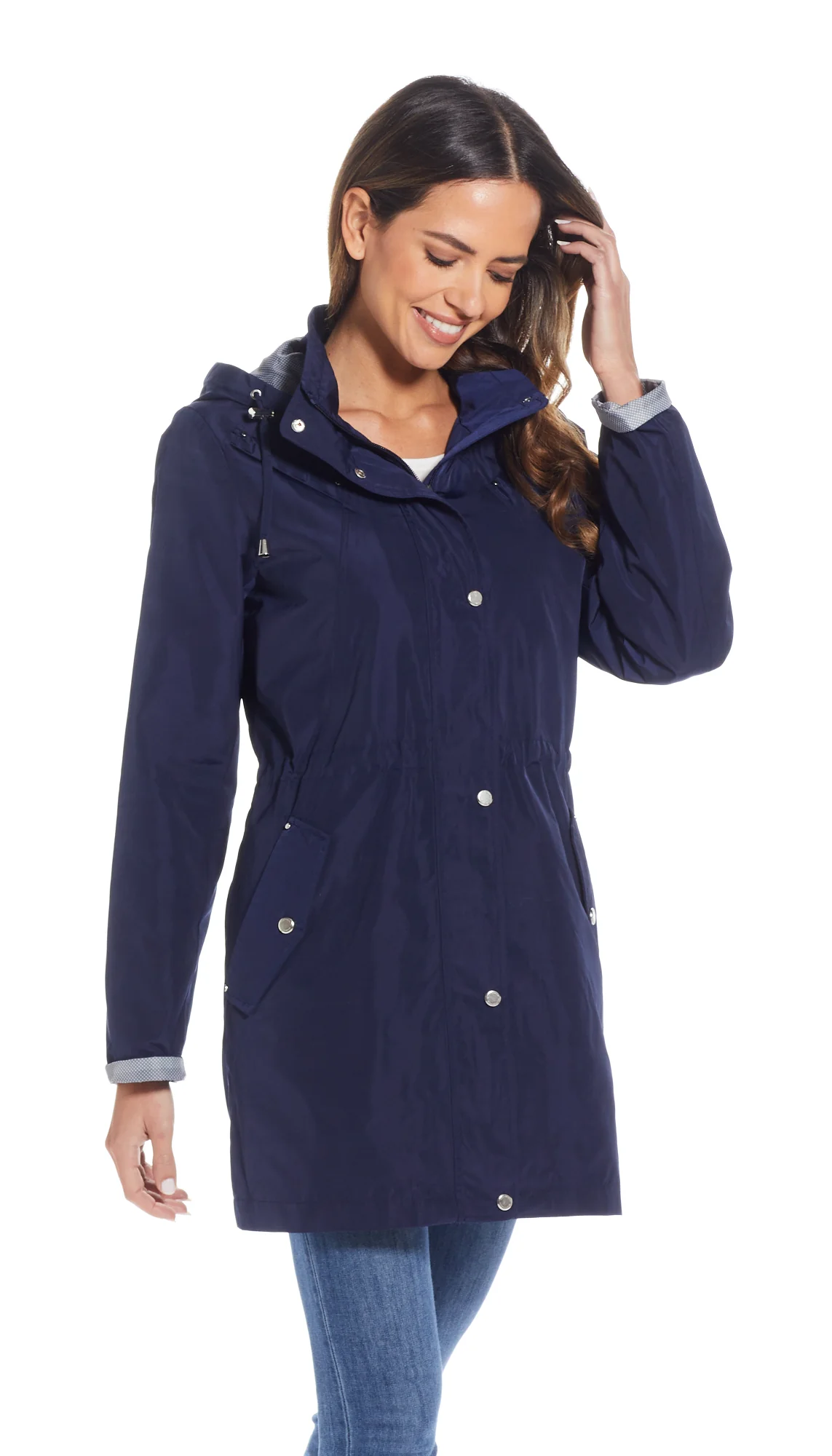 HOODED ANORAK WITH TURN BACK CUFFS - Image 12