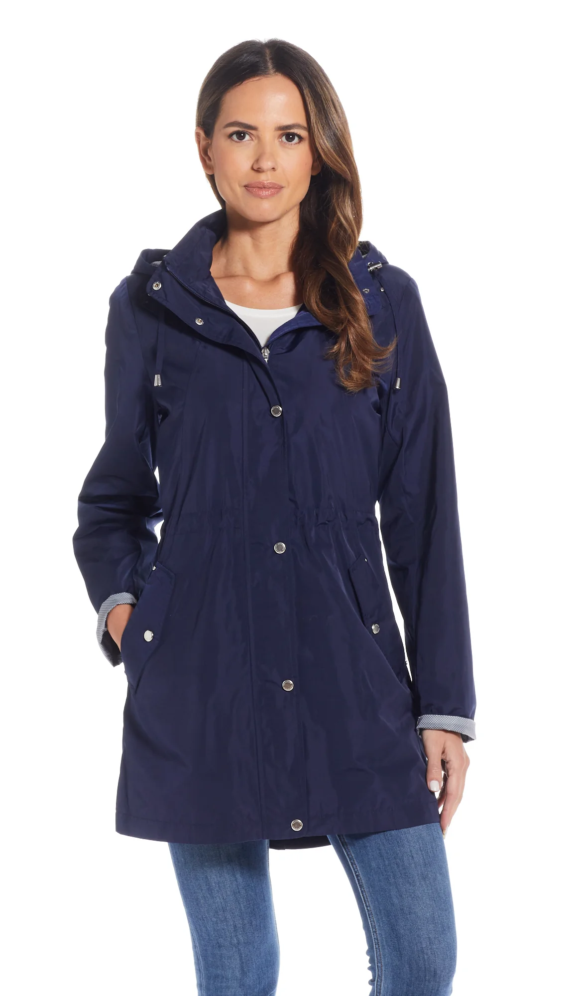 HOODED ANORAK WITH TURN BACK CUFFS - Image 9