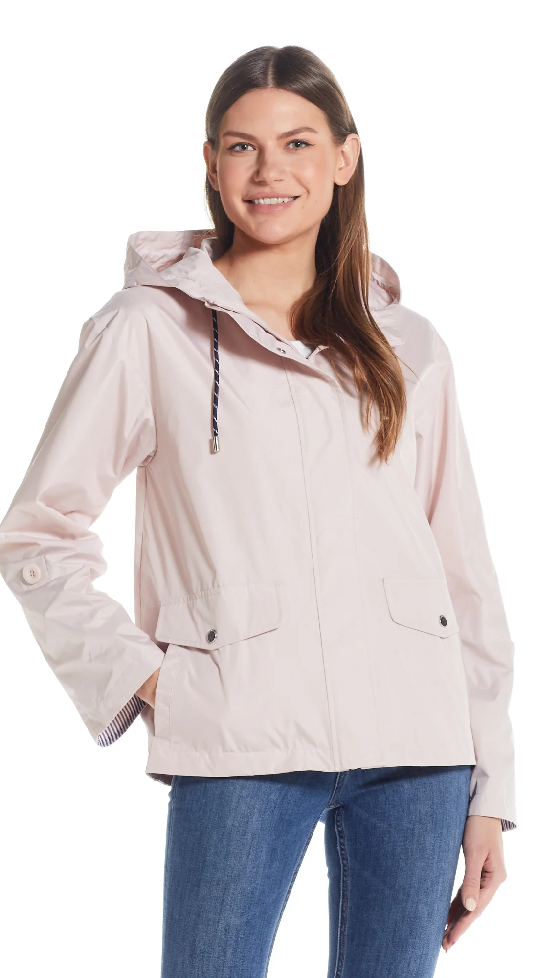 HOODED JACKET WITH TURN BACK SLEEVES - Image 15