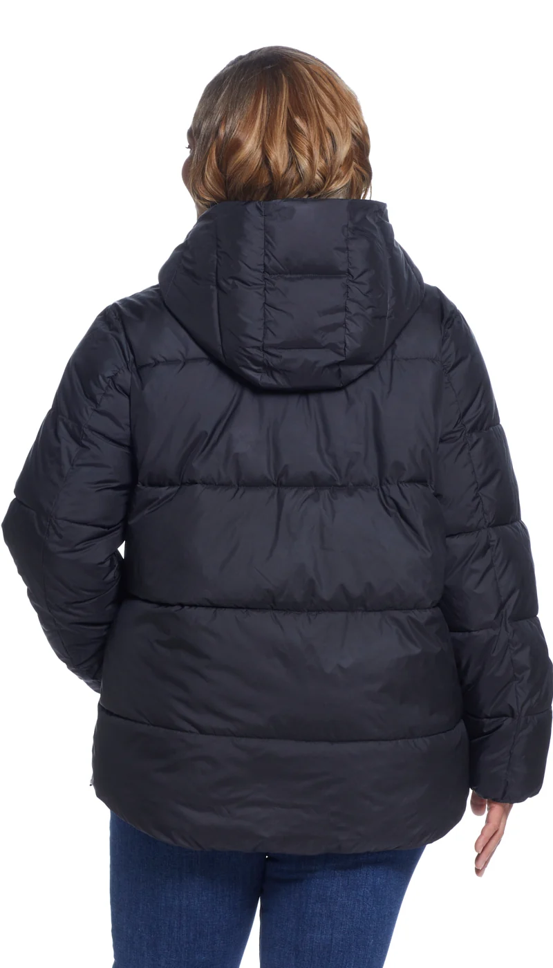 HOODED PUFFER COAT - Image 11