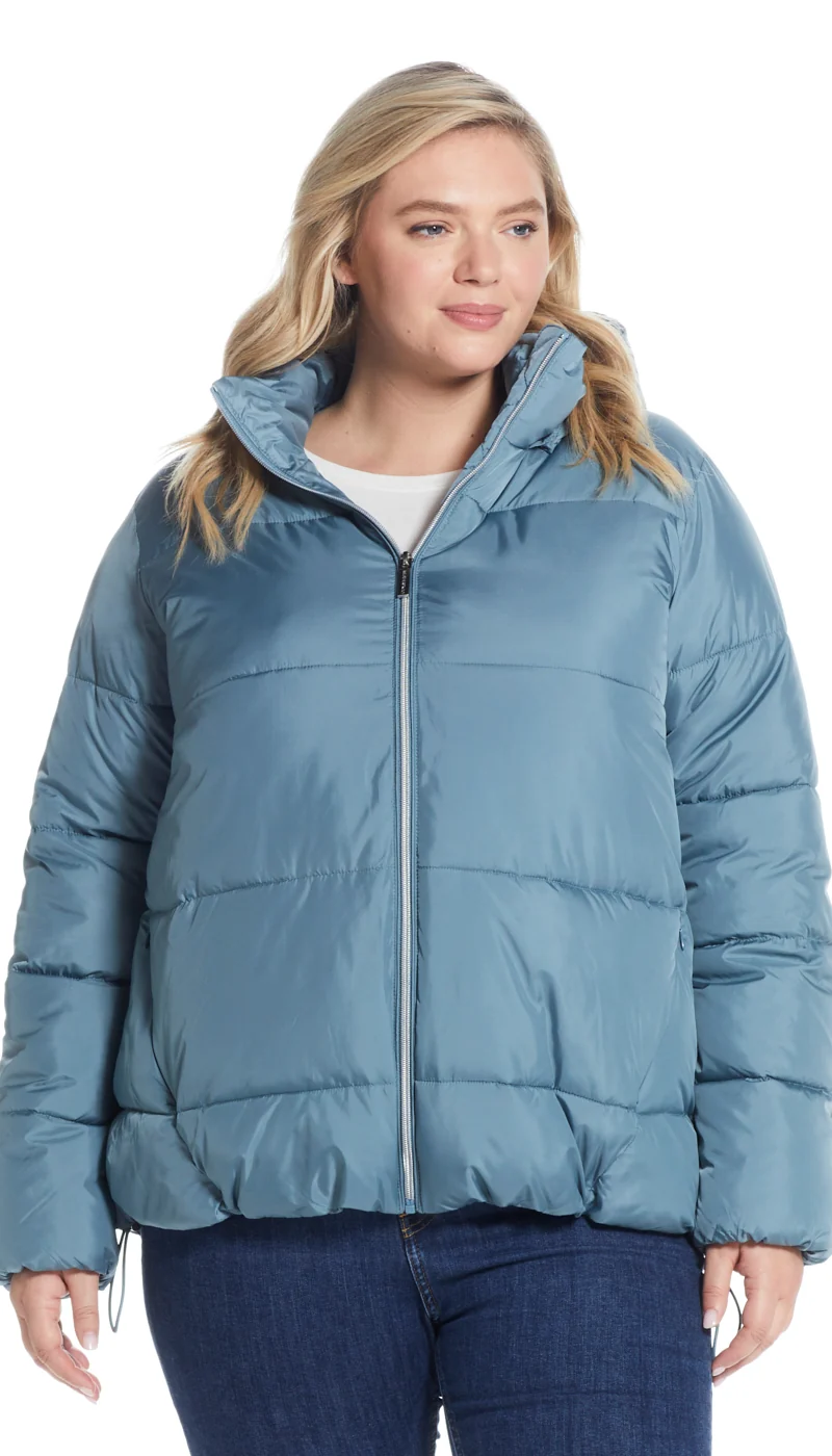 HOODED PUFFER COAT - Image 14