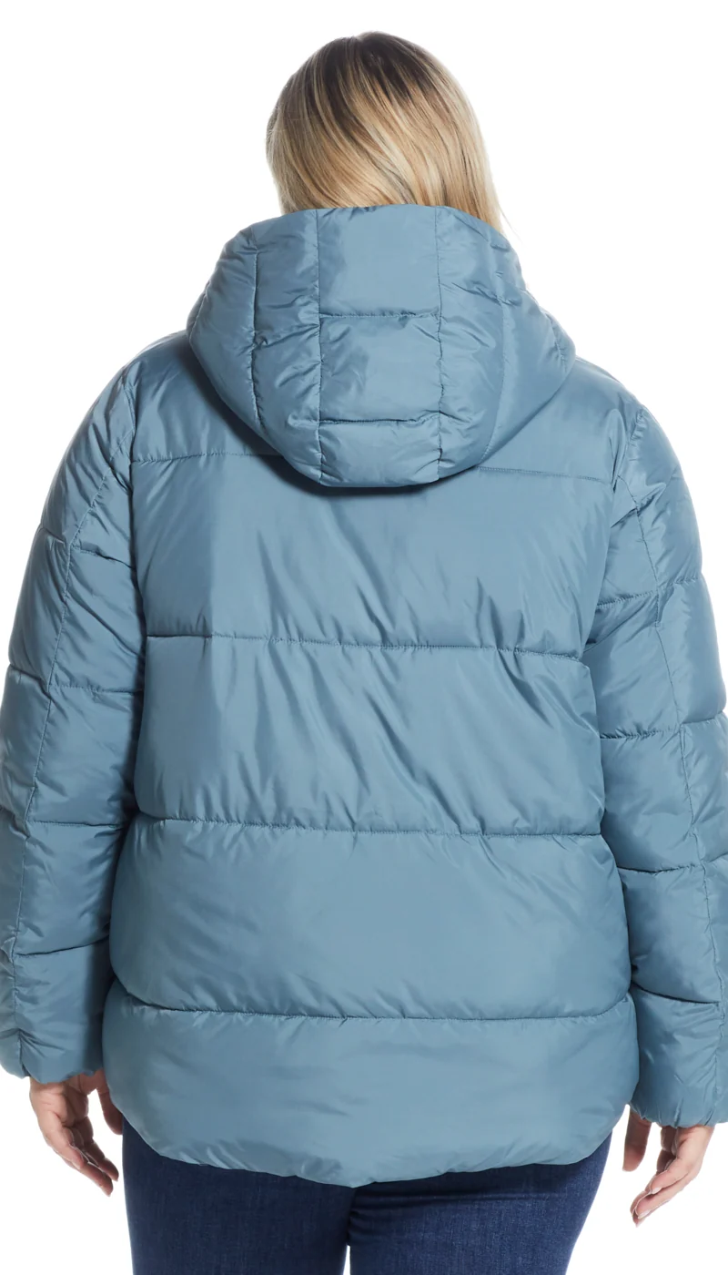 HOODED PUFFER COAT - Image 15