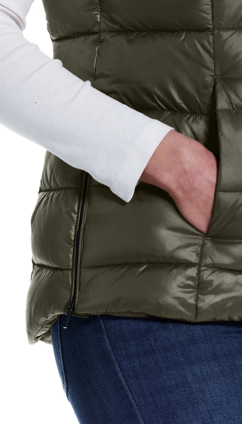 HOODED PUFFER VEST - Image 8