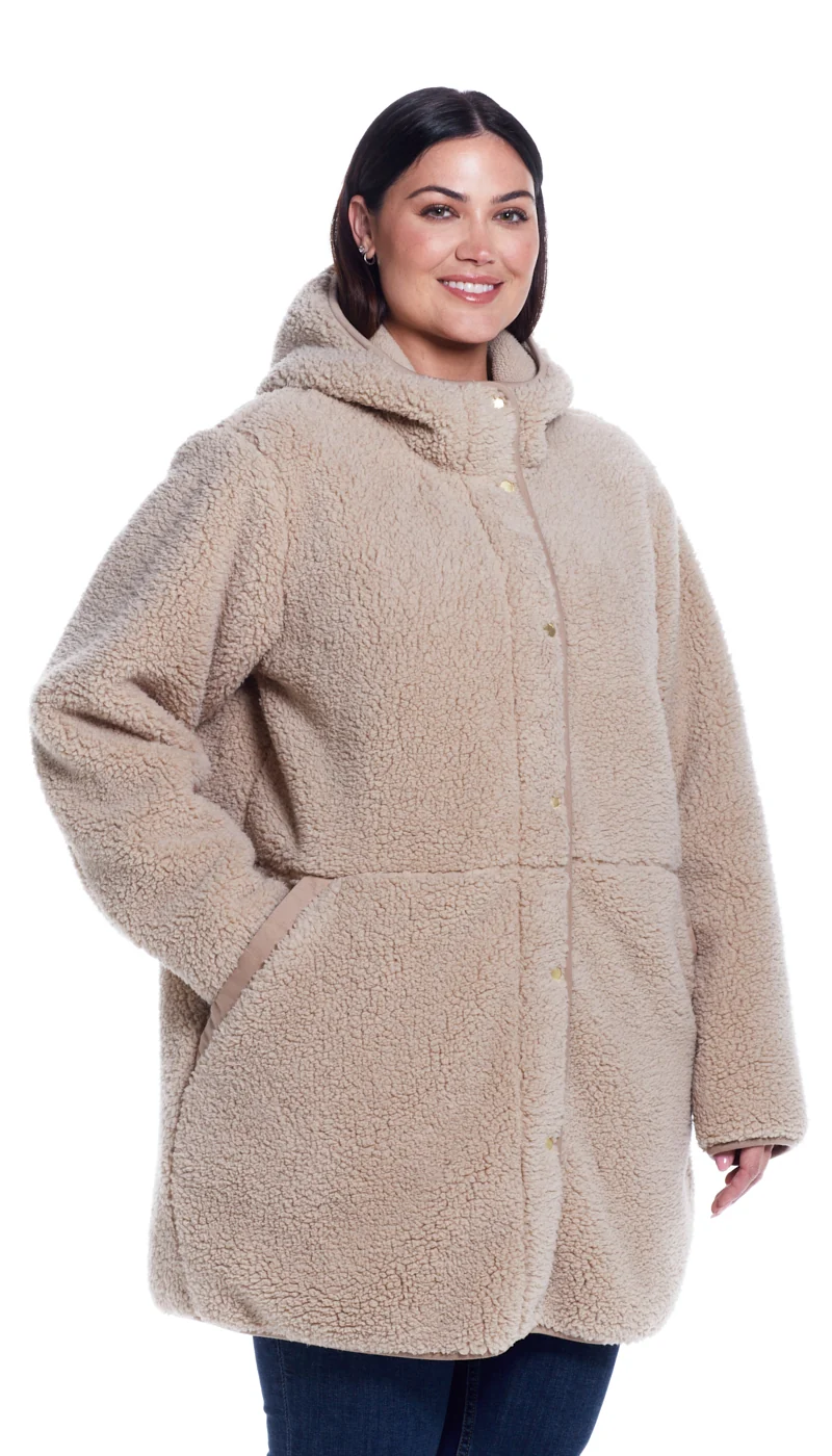 HOODED SHERPA FLEECE - Image 3