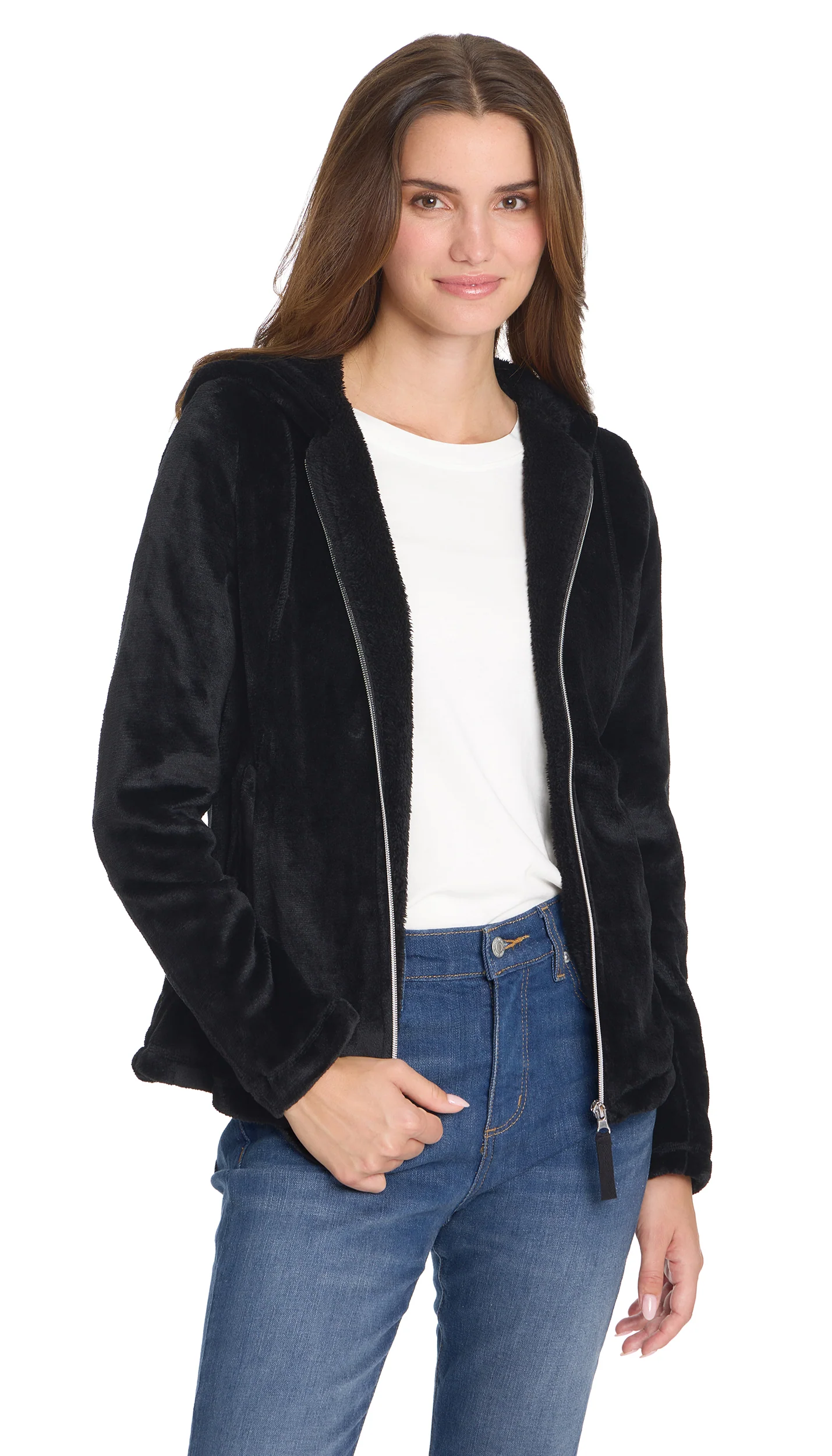 HOODED ZIP UP FLEECE JACKET - Image 16
