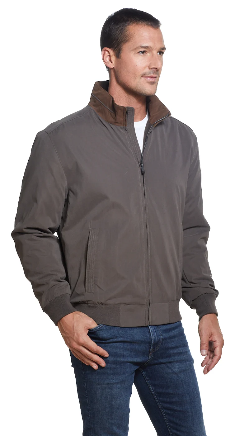 MICROFIBER FLEECE LINED BOMBER JACKET - Image 10