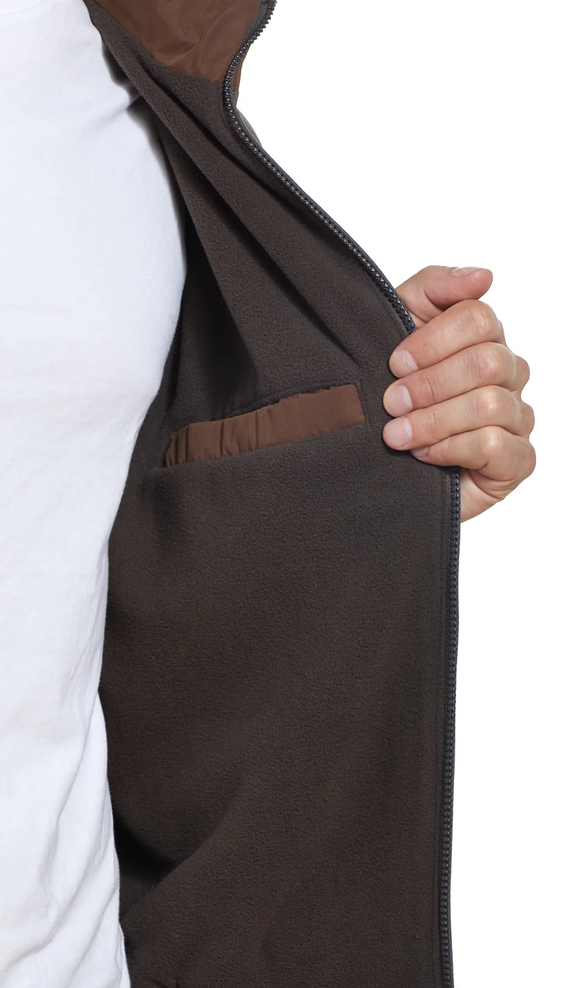 MICROFIBER FLEECE LINED BOMBER JACKET - Image 13