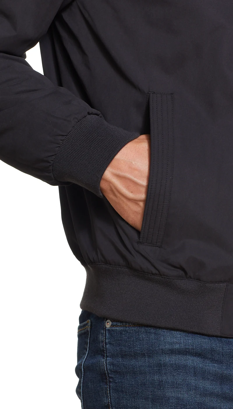 MICROFIBER FLEECE LINED BOMBER JACKET - Image 26
