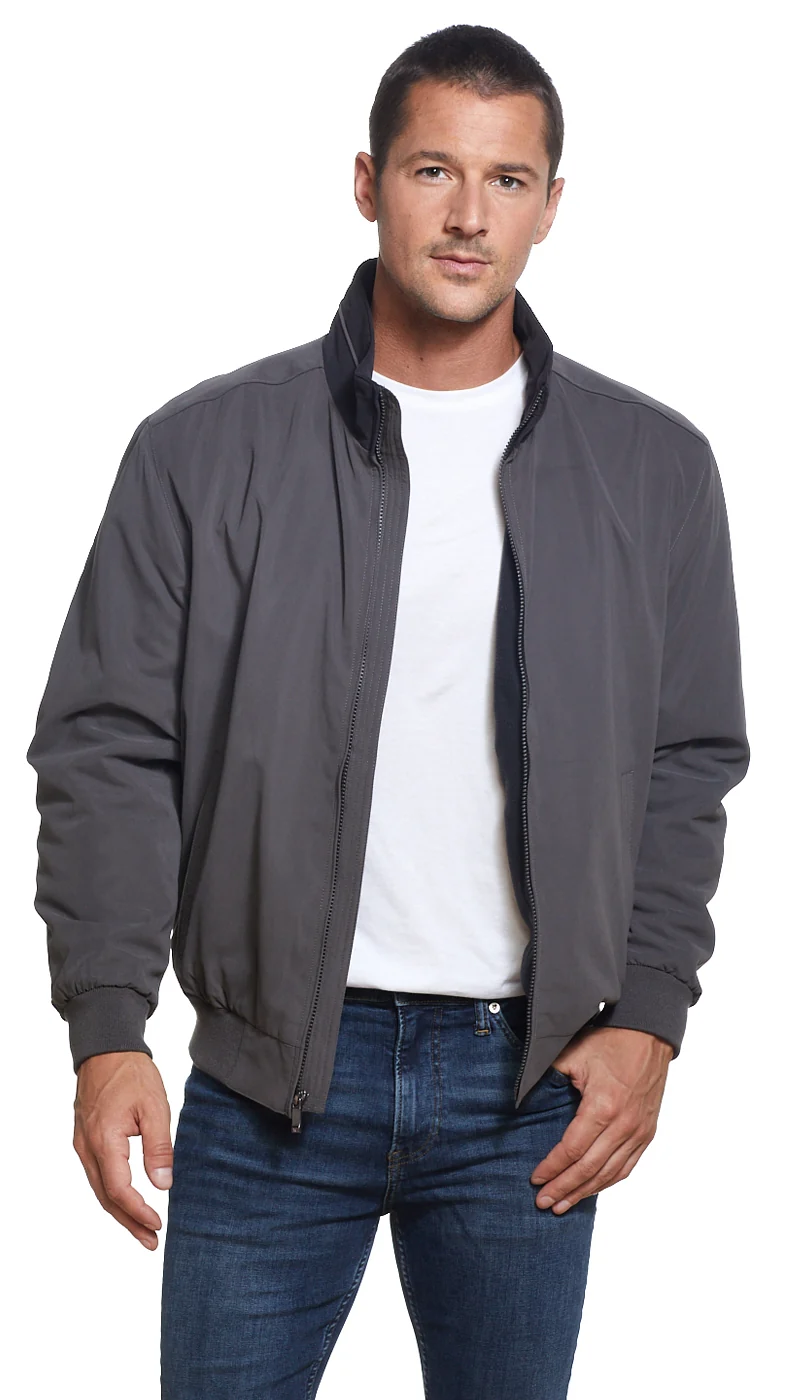 MICROFIBER FLEECE LINED BOMBER JACKET - Image 27