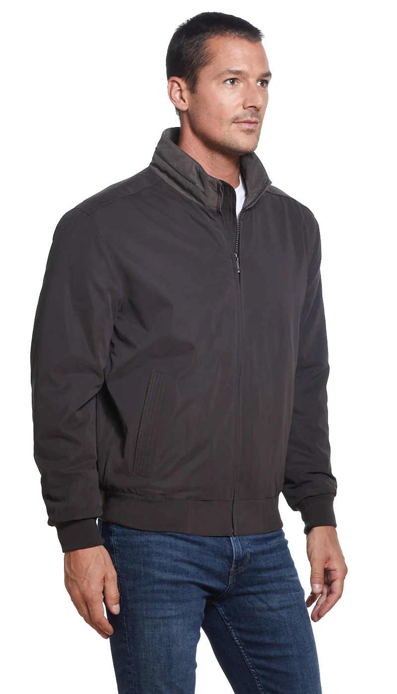 MICROFIBER FLEECE LINED BOMBER JACKET - Image 34