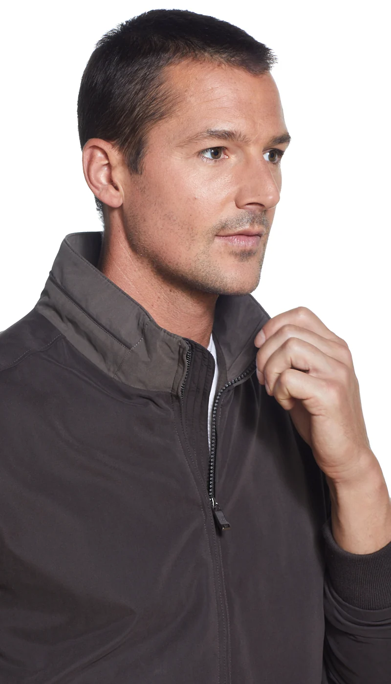 MICROFIBER FLEECE LINED BOMBER JACKET - Image 36