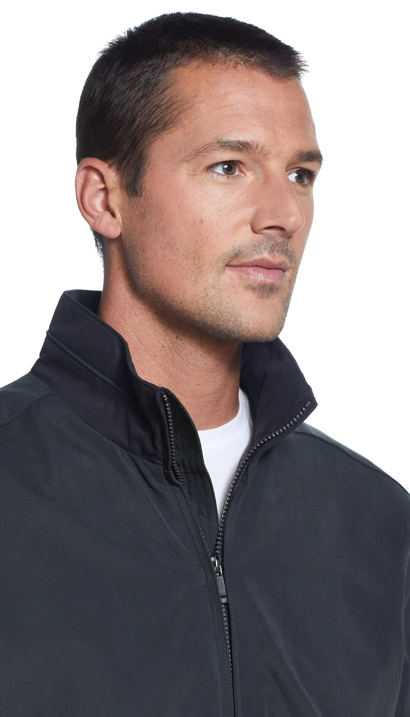 MICROFIBER FLEECE LINED BOMBER JACKET - Image 4