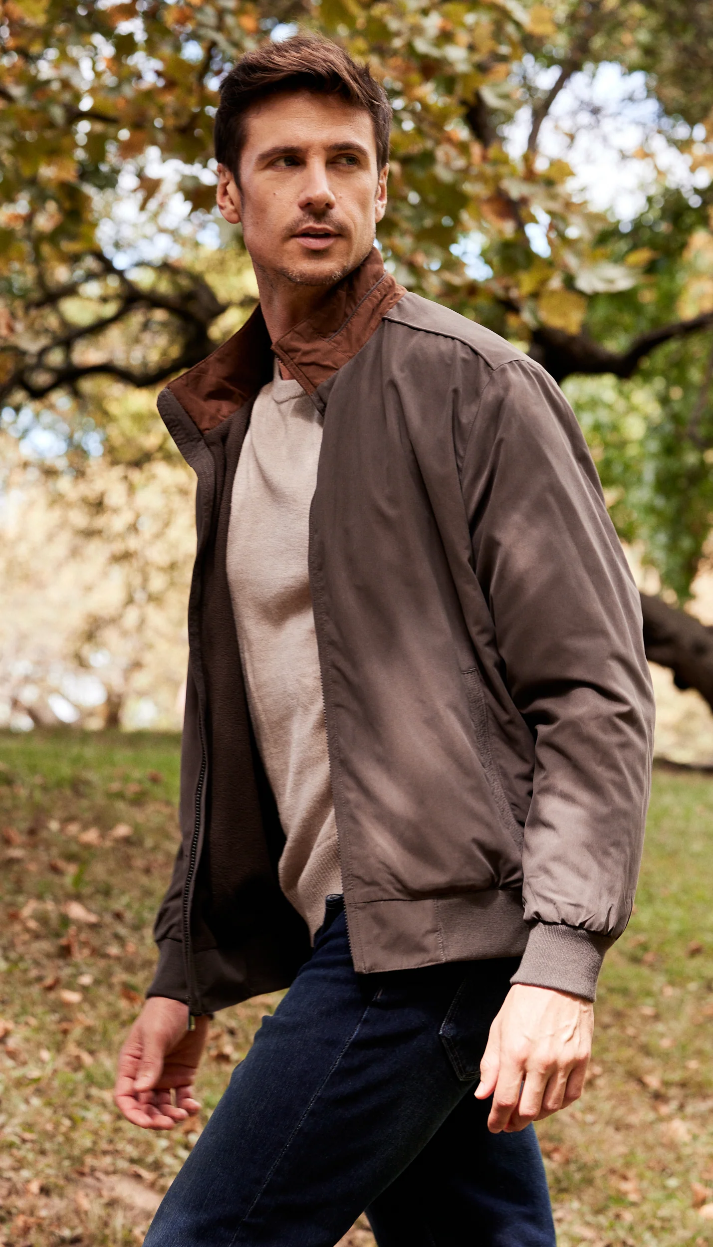 MICROFIBER FLEECE LINED BOMBER JACKET - Image 7