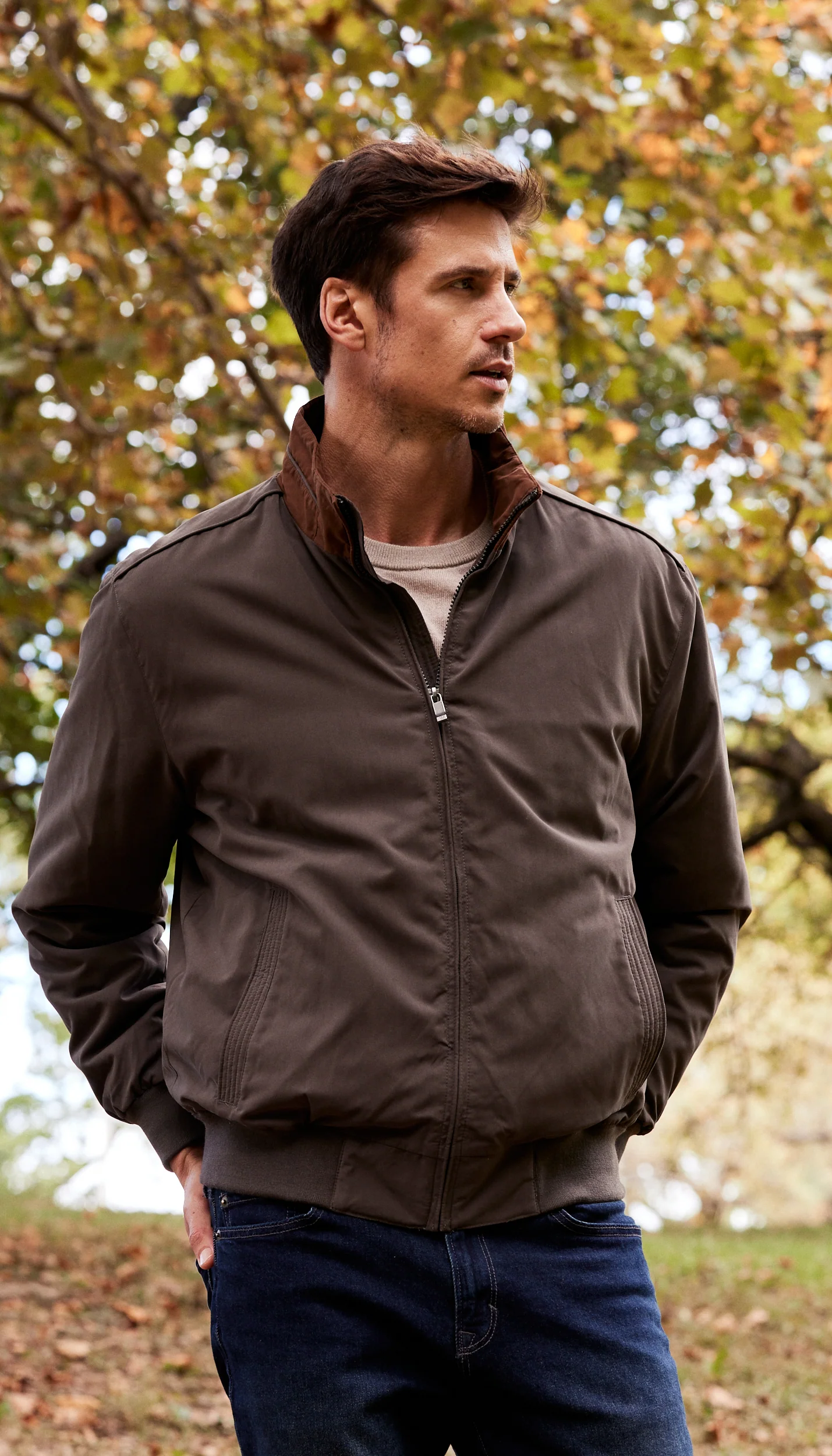 MICROFIBER FLEECE LINED BOMBER JACKET - Image 8
