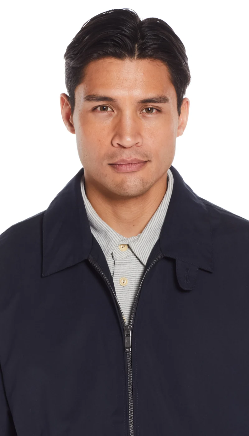 MICROFIBER GOLF JACKET  - NAVY - Image 7