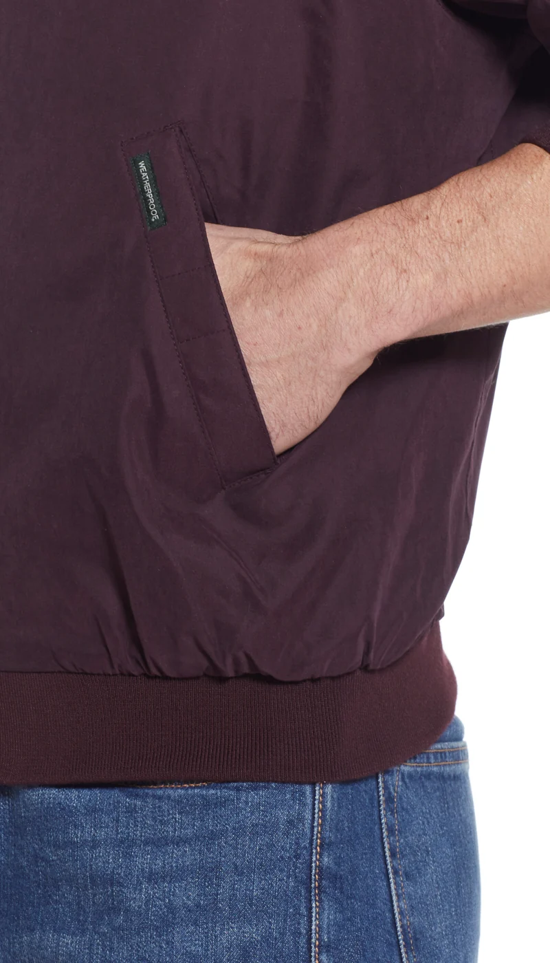 MICROFIBER GOLF JACKET - PLUM - Image 3