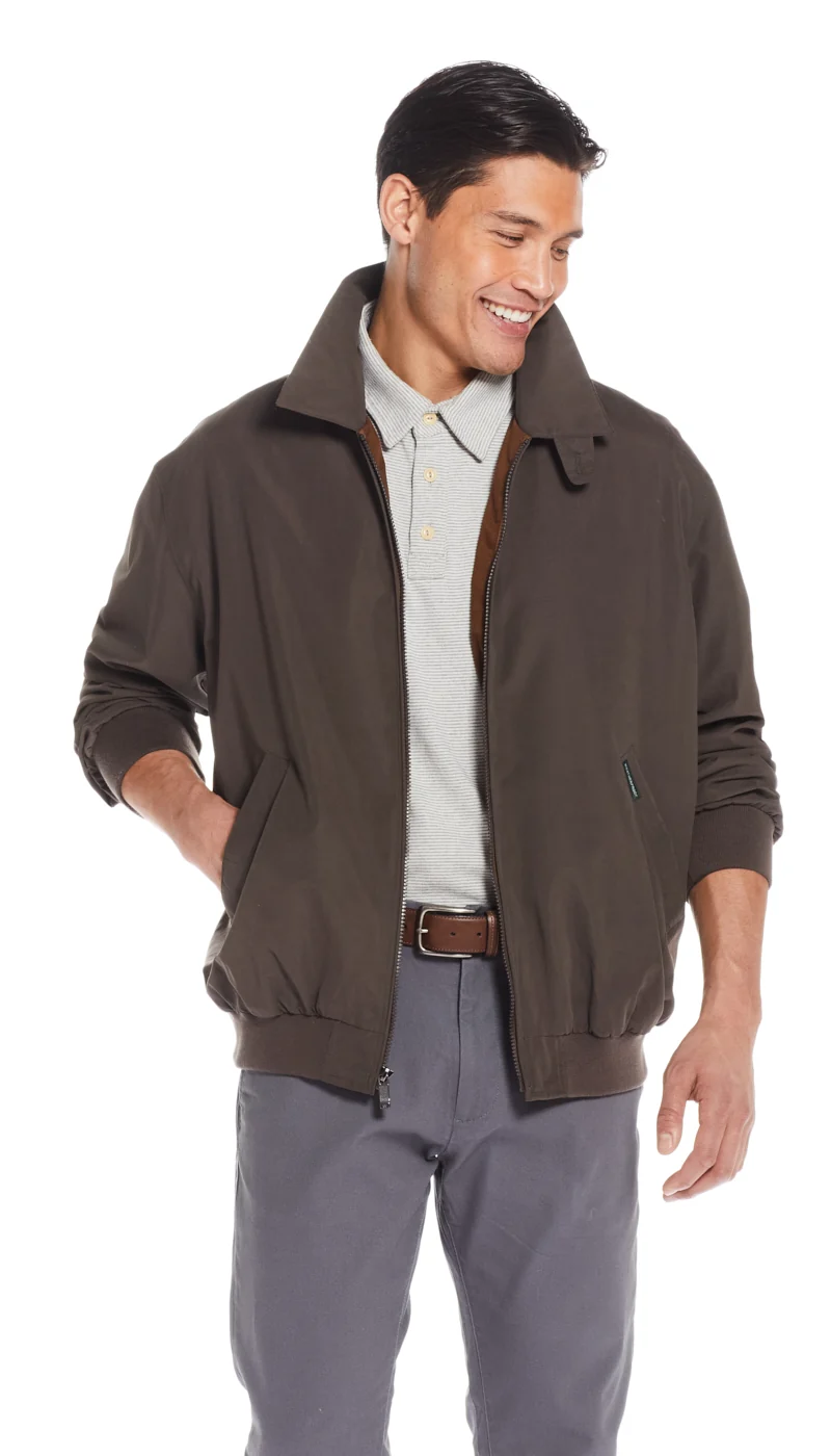MICROFIBER GOLF JACKET - OAK - Image 3
