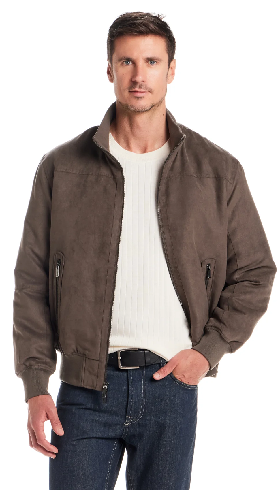 MICROSUEDE BOMBER JACKET - Image 16