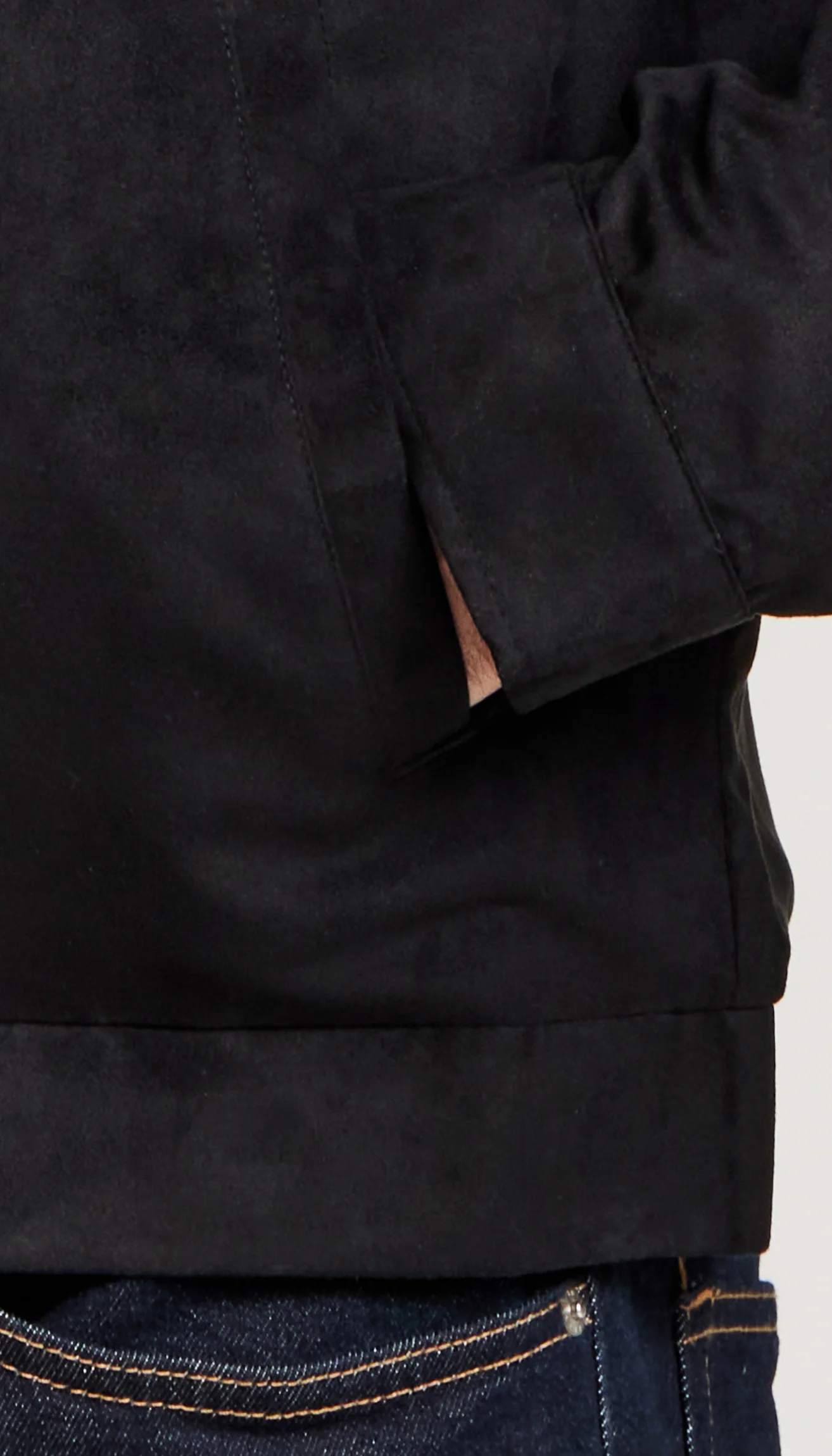 MICROSUEDE MOTO JACKET - Image 15