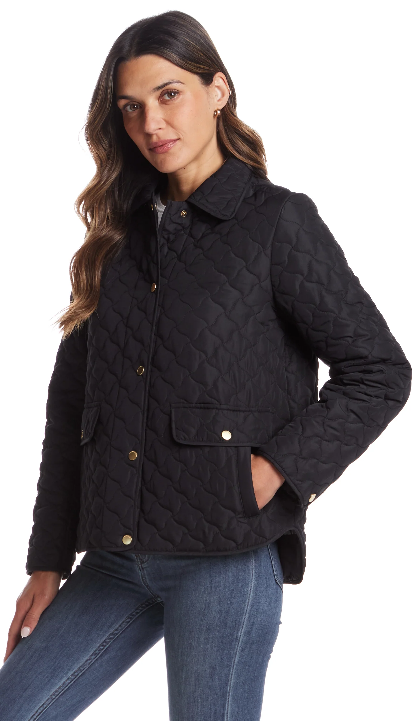 MODERN QUILTED BARN JACKET - Image 4