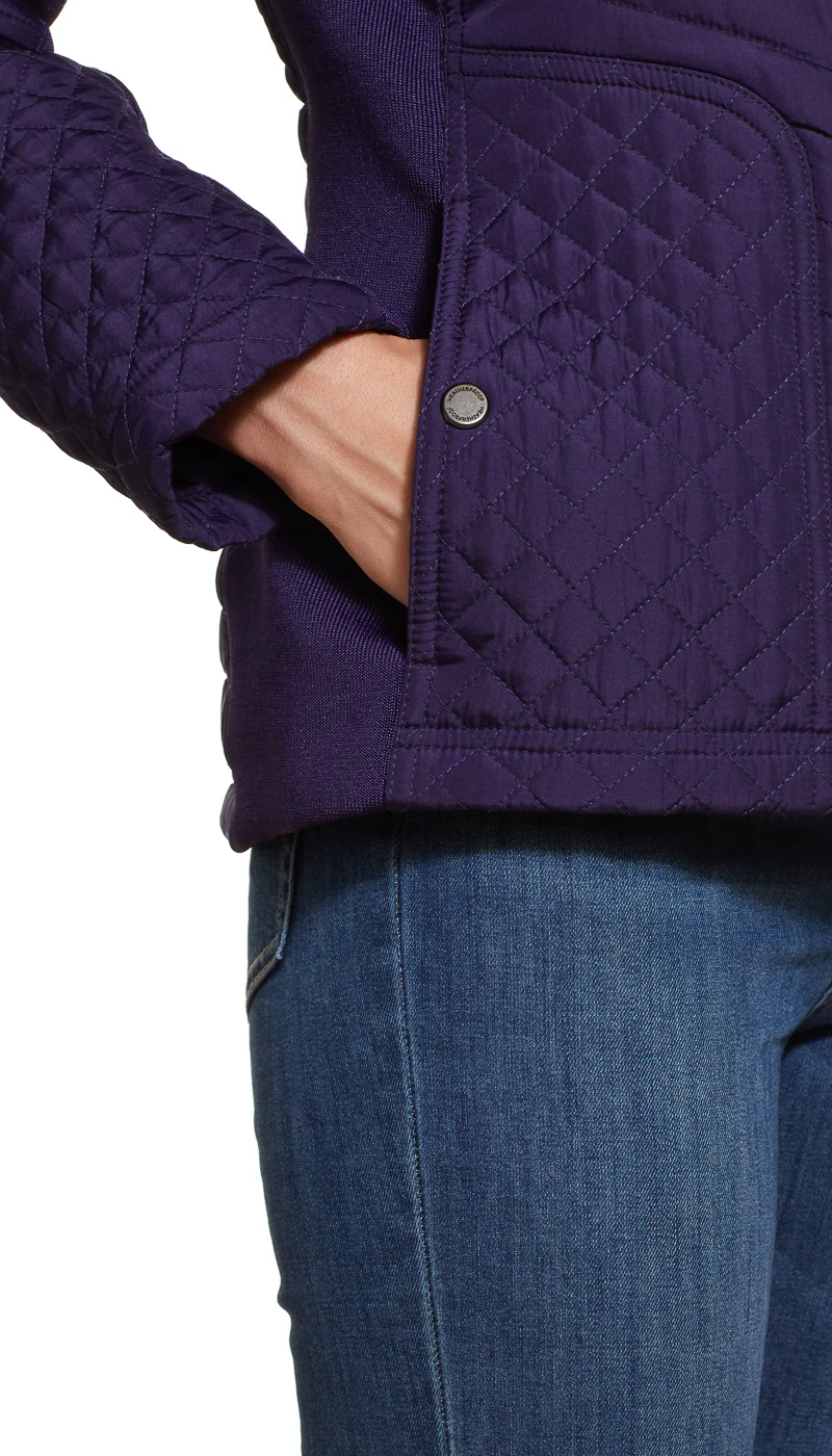 QUILTED JACKET WITH SIDE STRETCH - Image 4