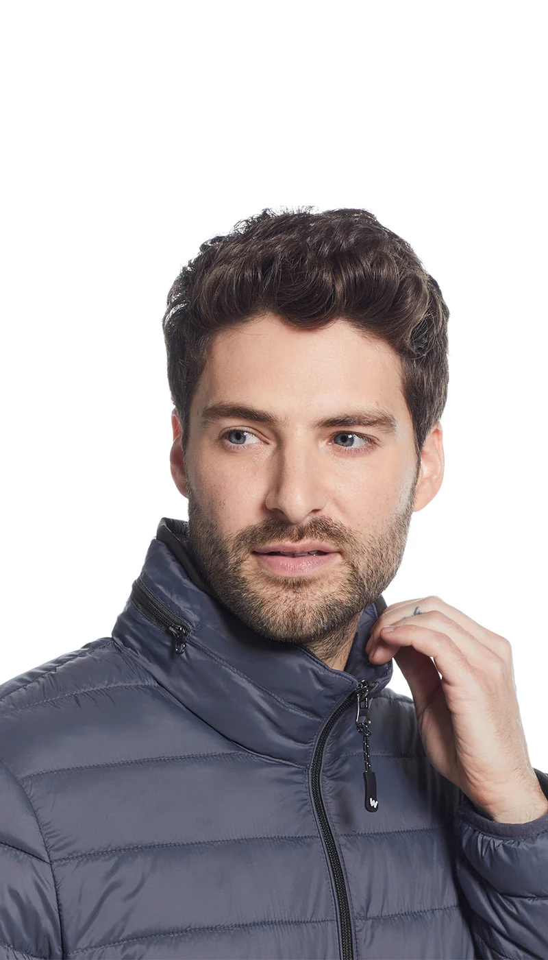 PILLOW PAC PUFFER JACKET - CHARCOAL - Image 5