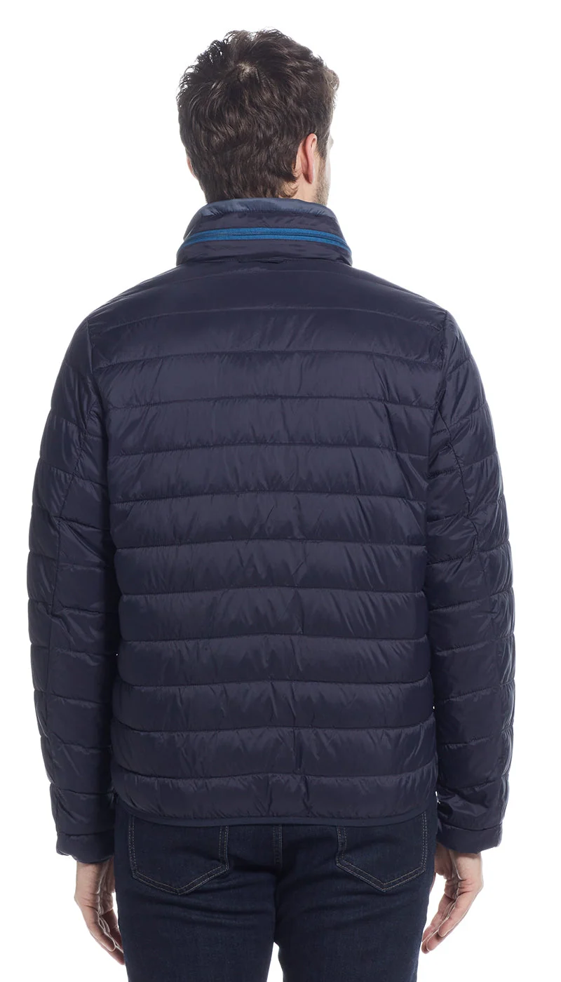 PILLOW PAC PUFFER JACKET - NAVY - Image 4