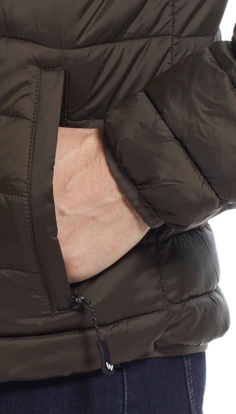 PILLOW PAC PUFFER JACKET - OLIVE - Image 8