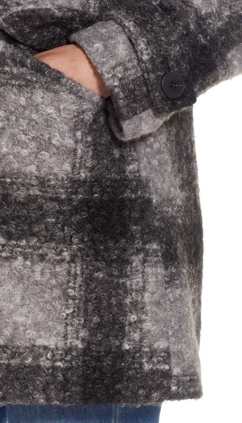 POLY BOUCLE PEA COAT - Image 18
