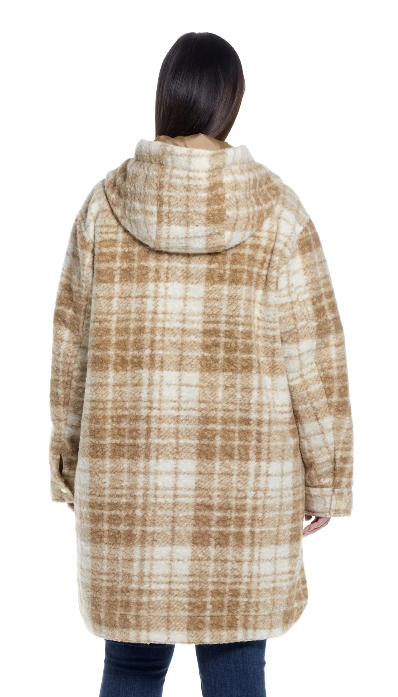 POLY BOUCLE ZIP SHACKET - Image 2
