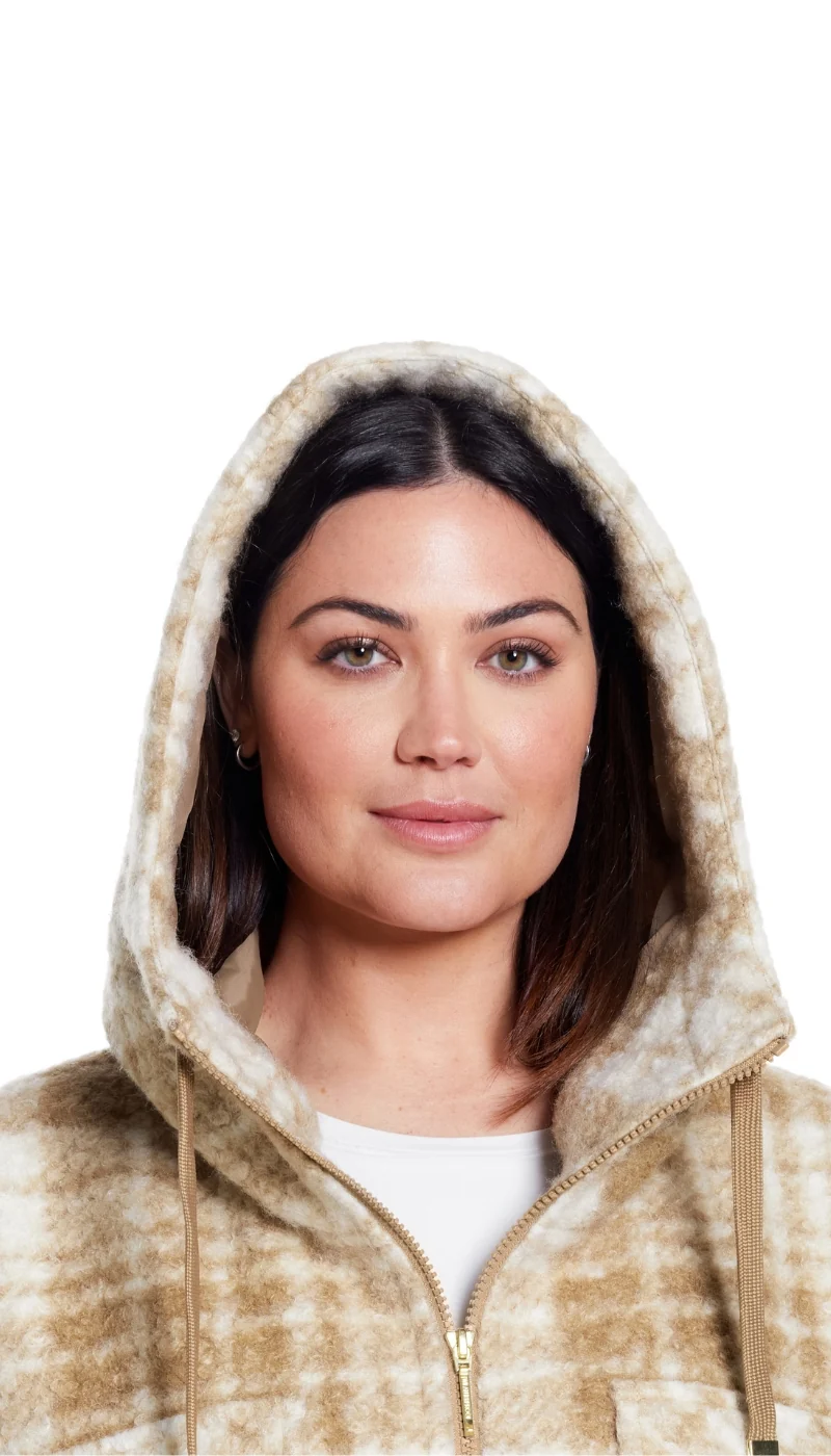POLY BOUCLE ZIP SHACKET - Image 4