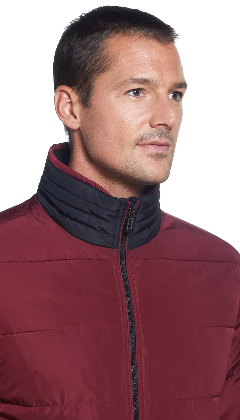 PUFFER JACKET - SANGRIA - Image 4