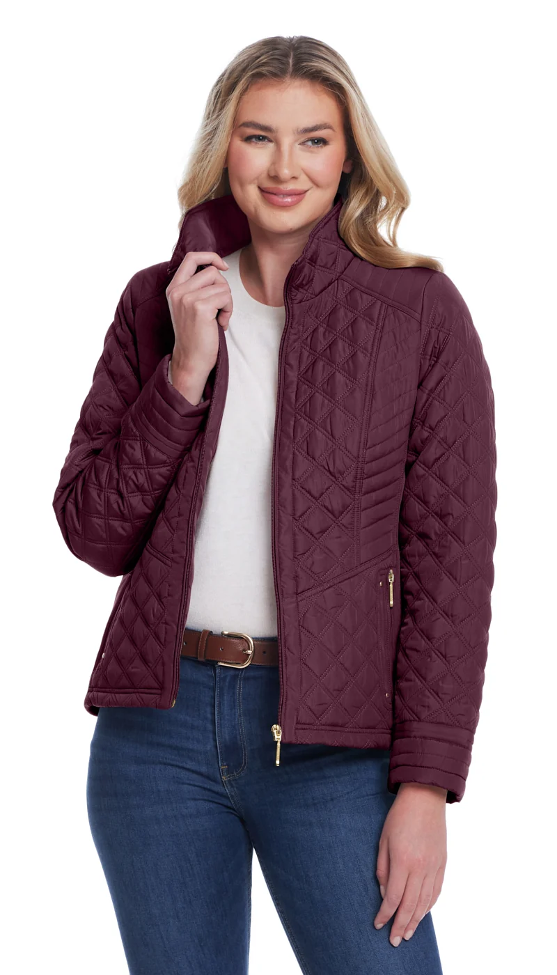 QUILTED JACKET WITH SIDE STRETCH - Image 13