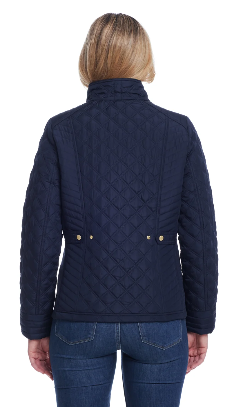 QUILTED JACKET WITH SIDE STRETCH - Image 3