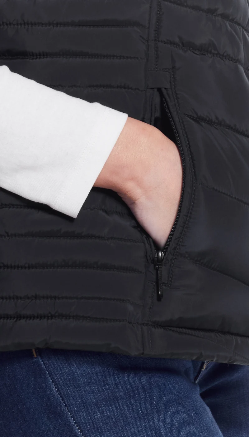 QUILTED PUFFER VEST WITH PLUSH LINING - Image 15