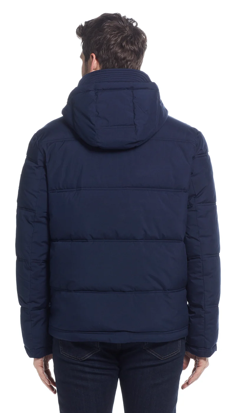 QUILTED PUFFER WITH ATTACHED HOOD - Image 13