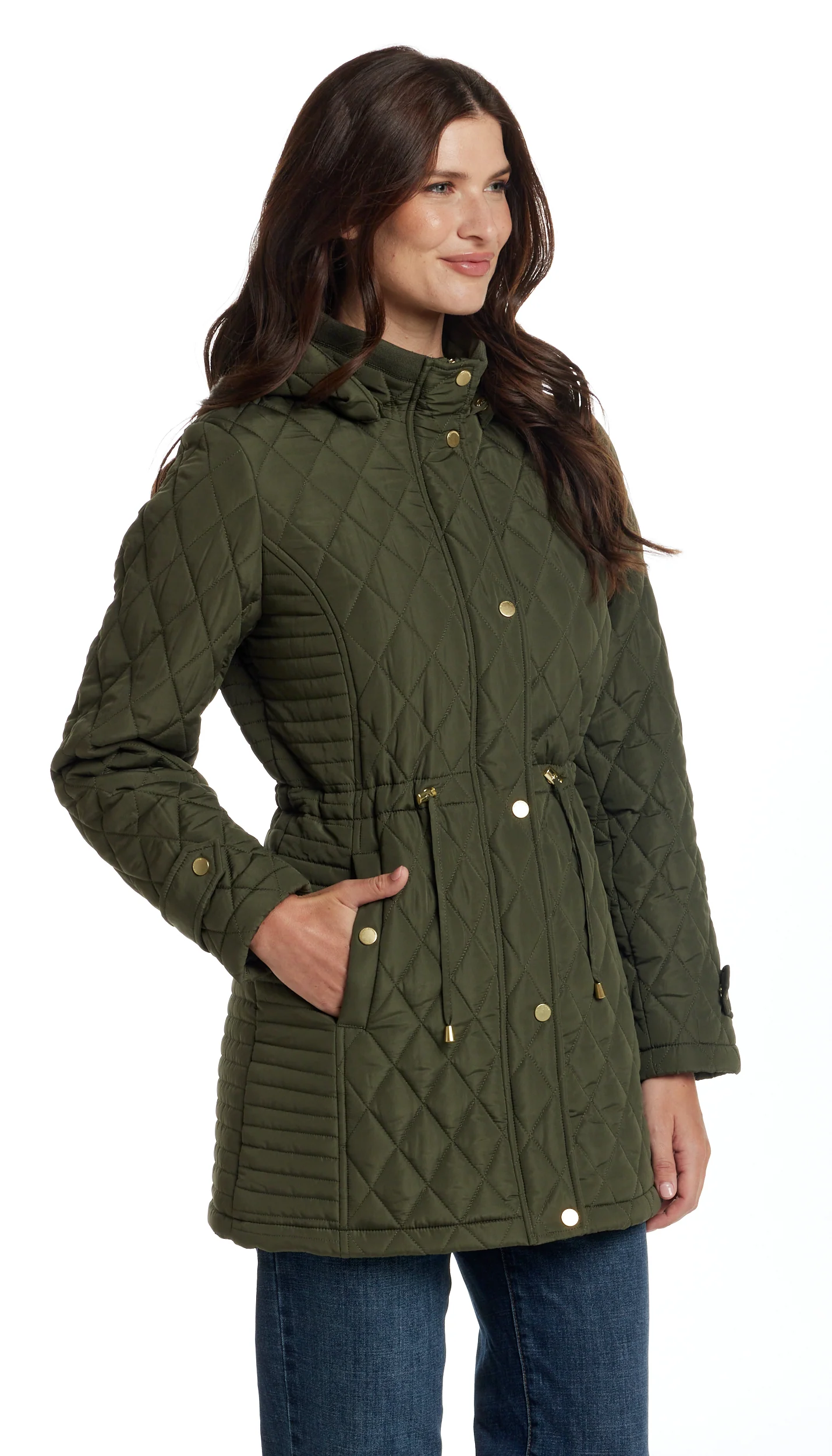 QUILTED WALKER WITH OUTER DRAWCORD - Image 6
