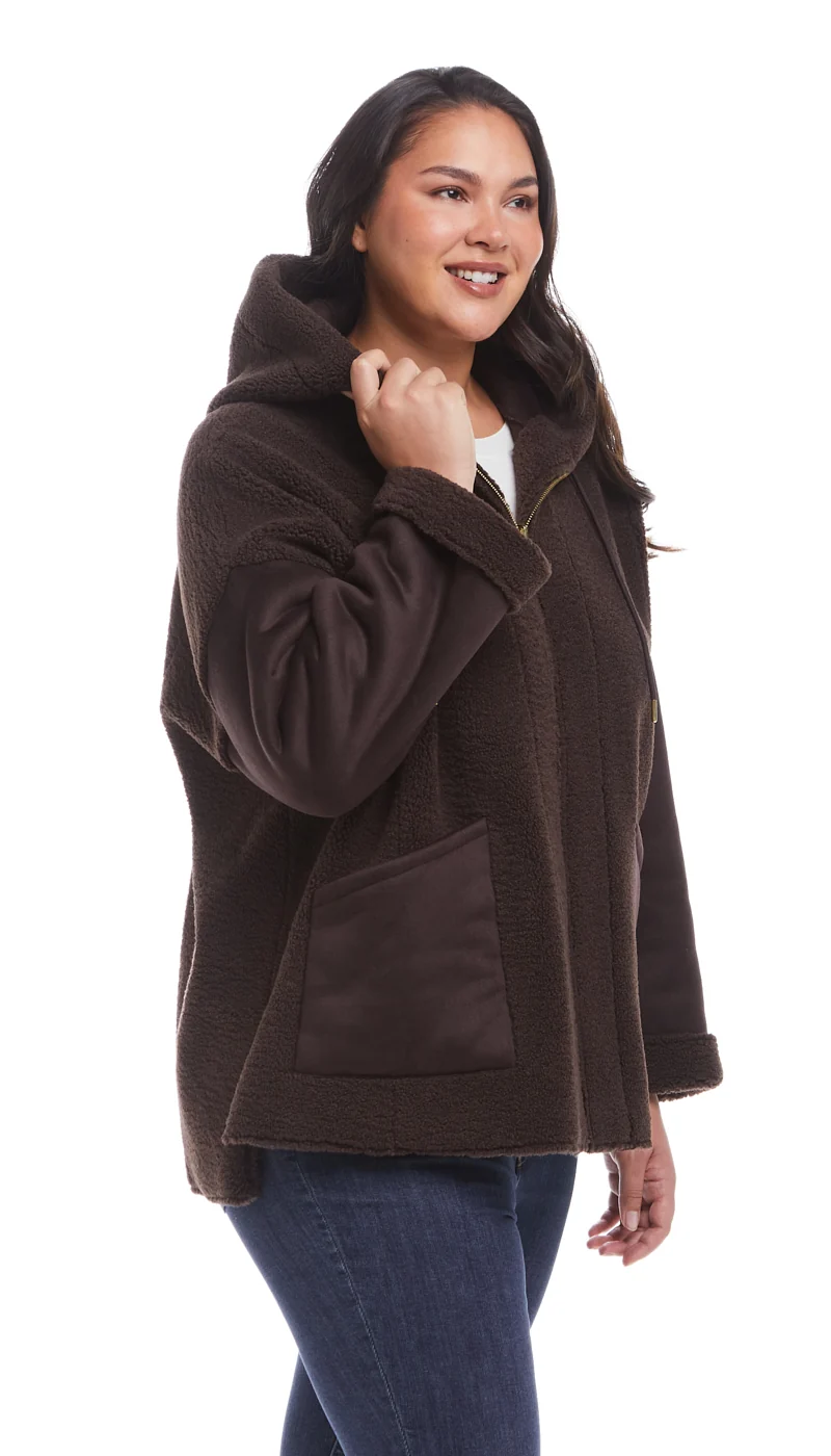 REVERSIBLE FAUX SHEARLING - Image 4