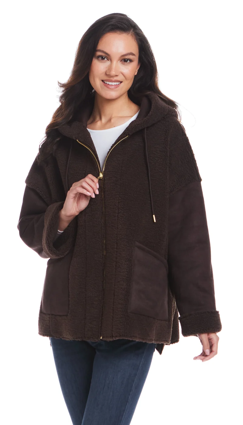 REVERSIBLE FAUX SHEARLING - Image 12