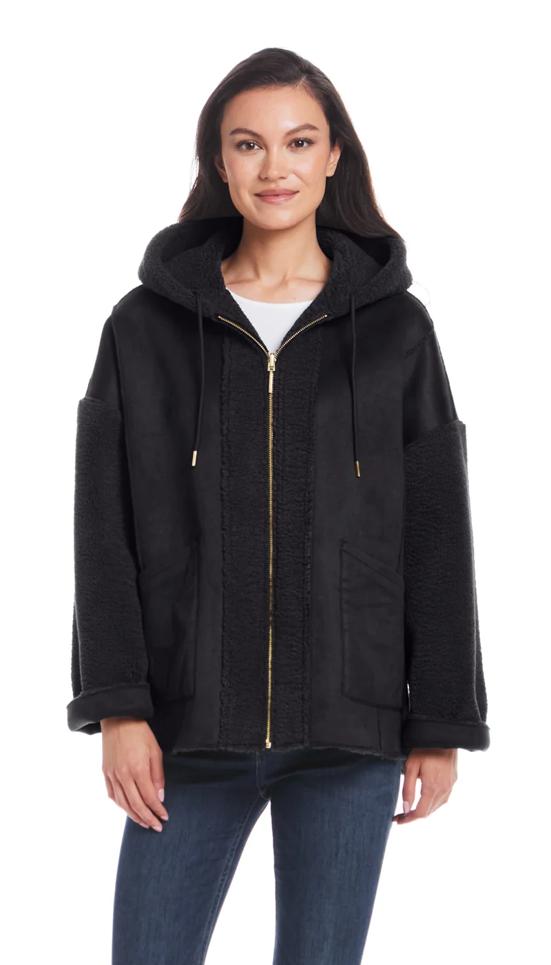 REVERSIBLE FAUX SHEARLING - Image 30