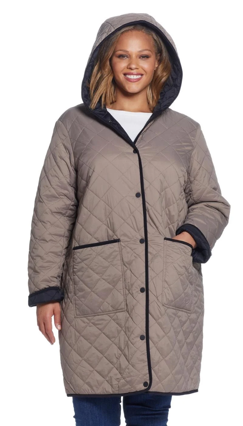 REVERSIBLE HOODED DUFFLE - Image 23