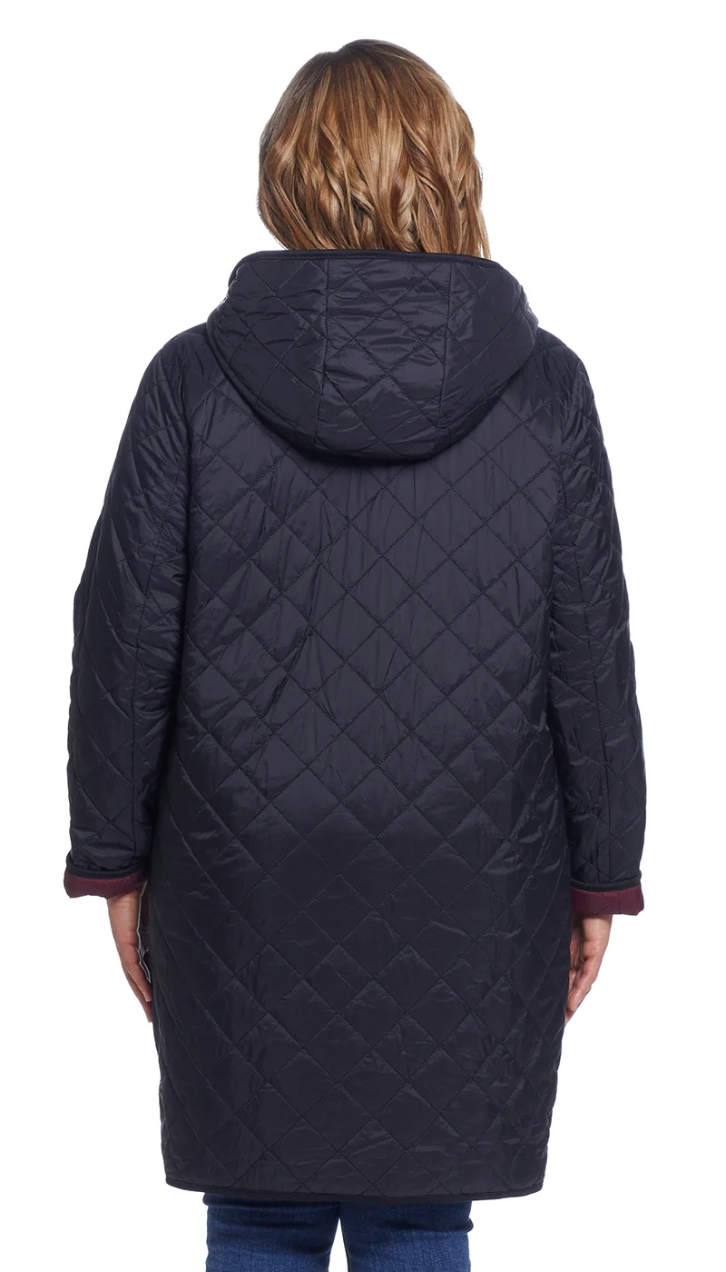 REVERSIBLE HOODED DUFFLE - Image 4