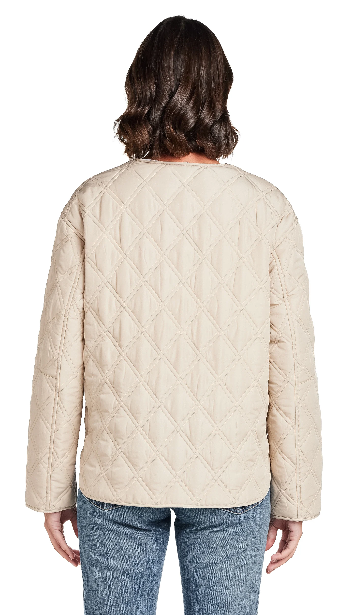 COLLARLESS QUILTED JACKET - Image 10