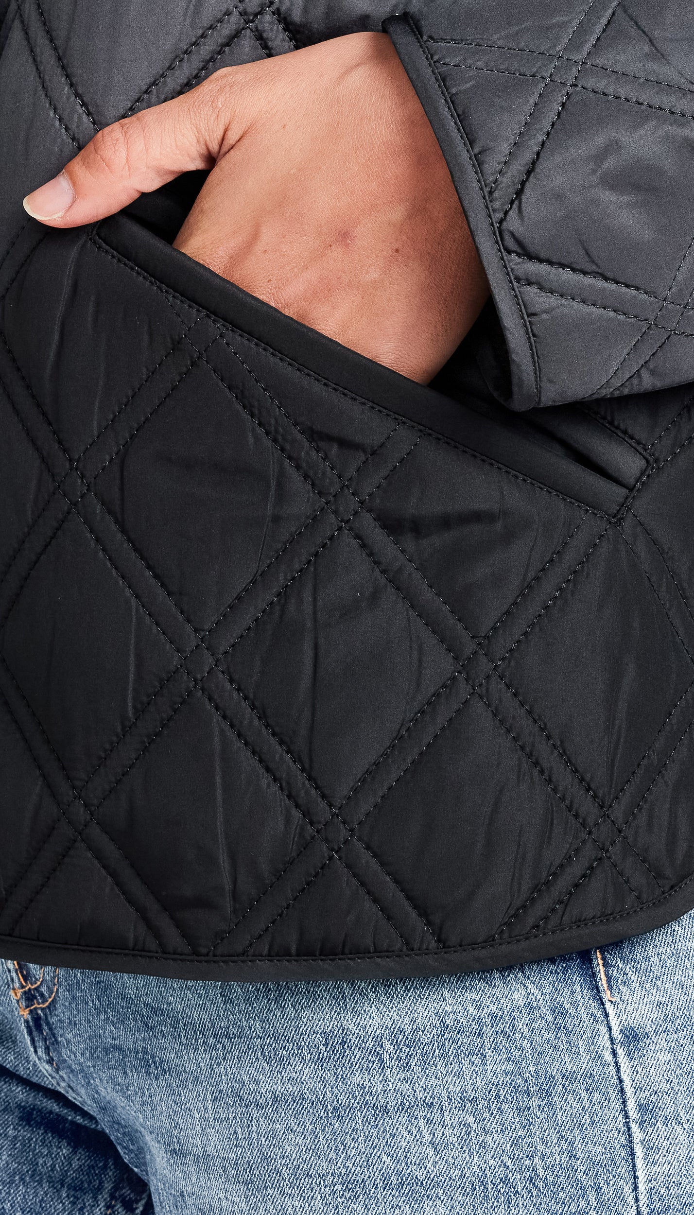 COLLARLESS QUILTED JACKET - Image 7